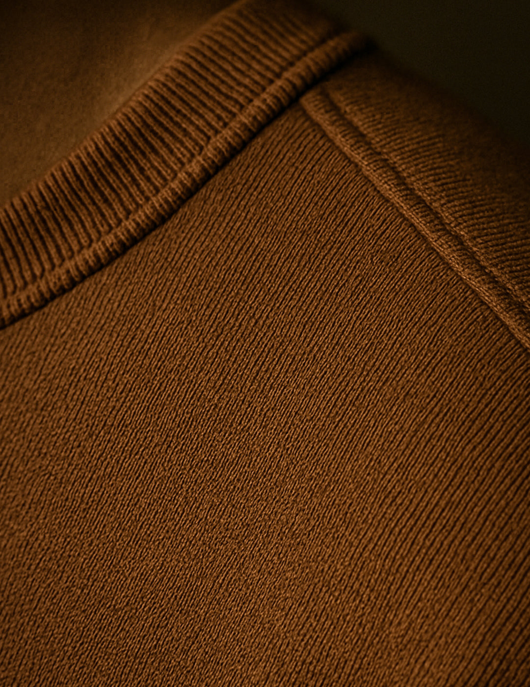 Brown Oversized Plain T-Shirt