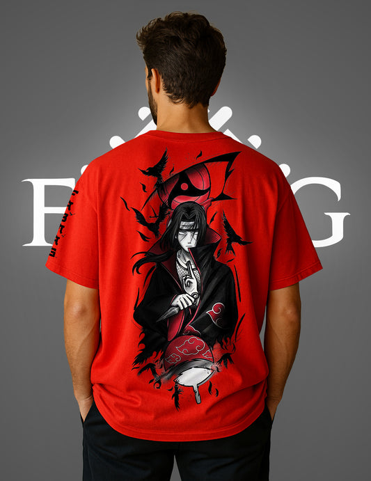 Crowborne ( uchiha themed ) oversized T-shirt