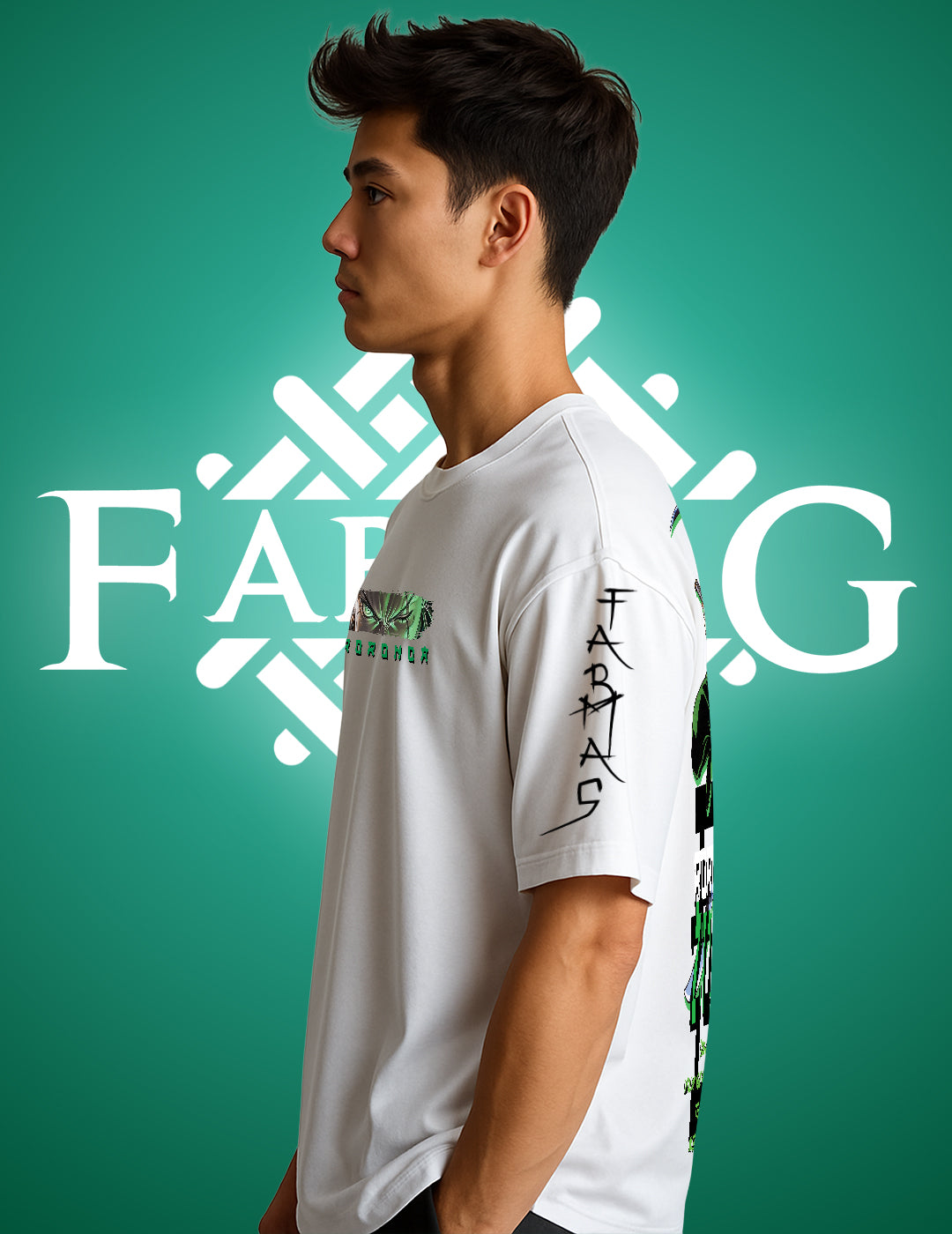 Steel & Spirit (Roronoa Zoro)  Oversized T-shirt